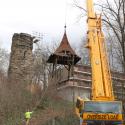 Top of tower during removal