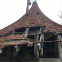 Damage to roof over the years